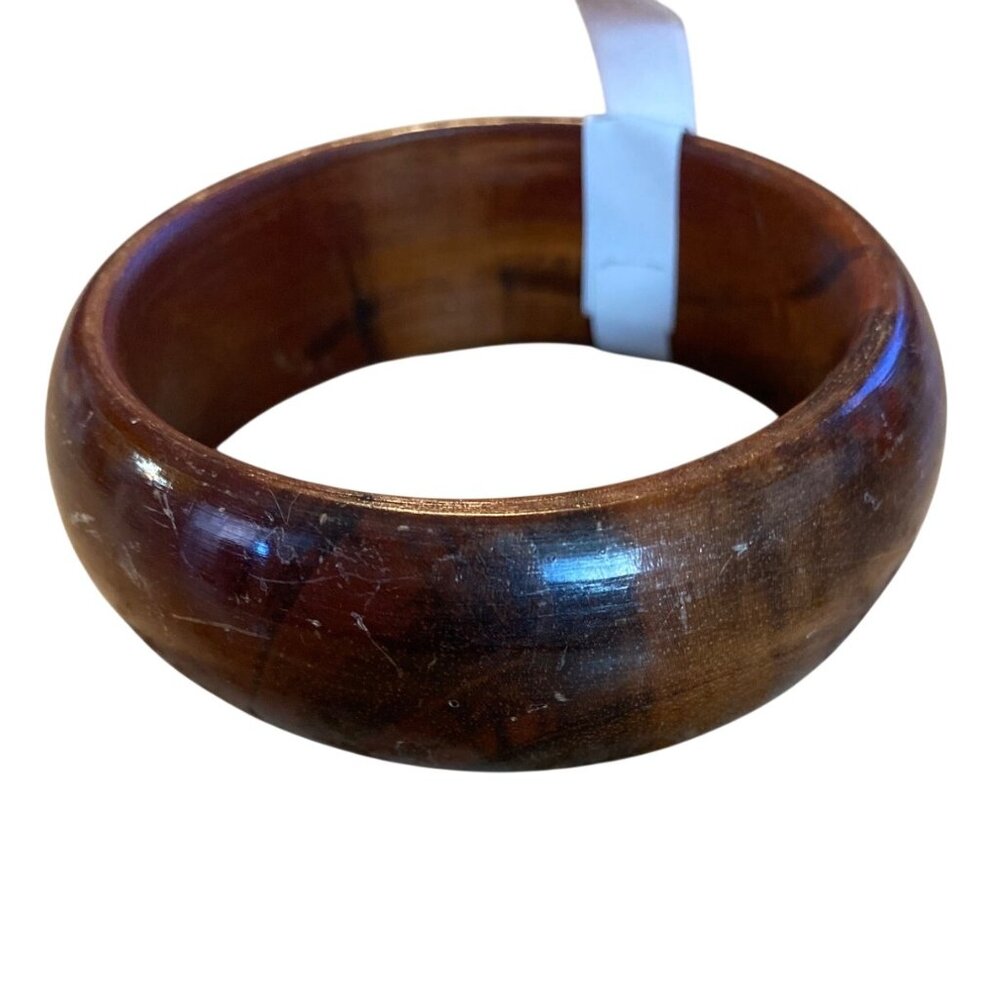 Vintage Wooden Bangle Bracelet